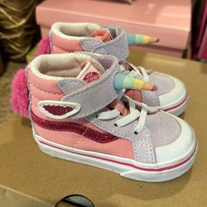 LIKE NEW Unicorn Vans Hi Tops